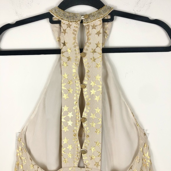 NWOT Kimchi Blue Corellia Beaded Neck Mini Dress - Picture 7 of 13